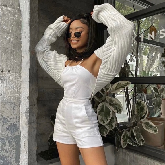 Gray 100%cotton knitted long sleeves casual sha… - Picture 12 of 17